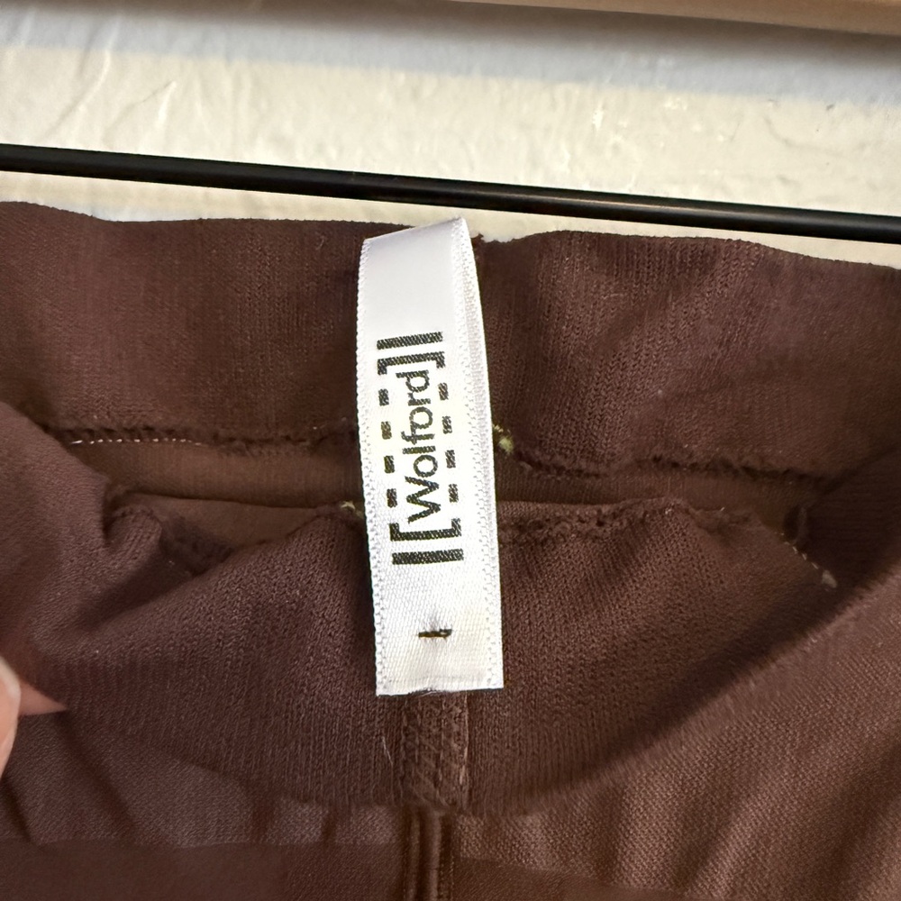 SMALL Wolford Individual 20 Tights in Umber Brown Sheer Stockings - Picture 2 of 2